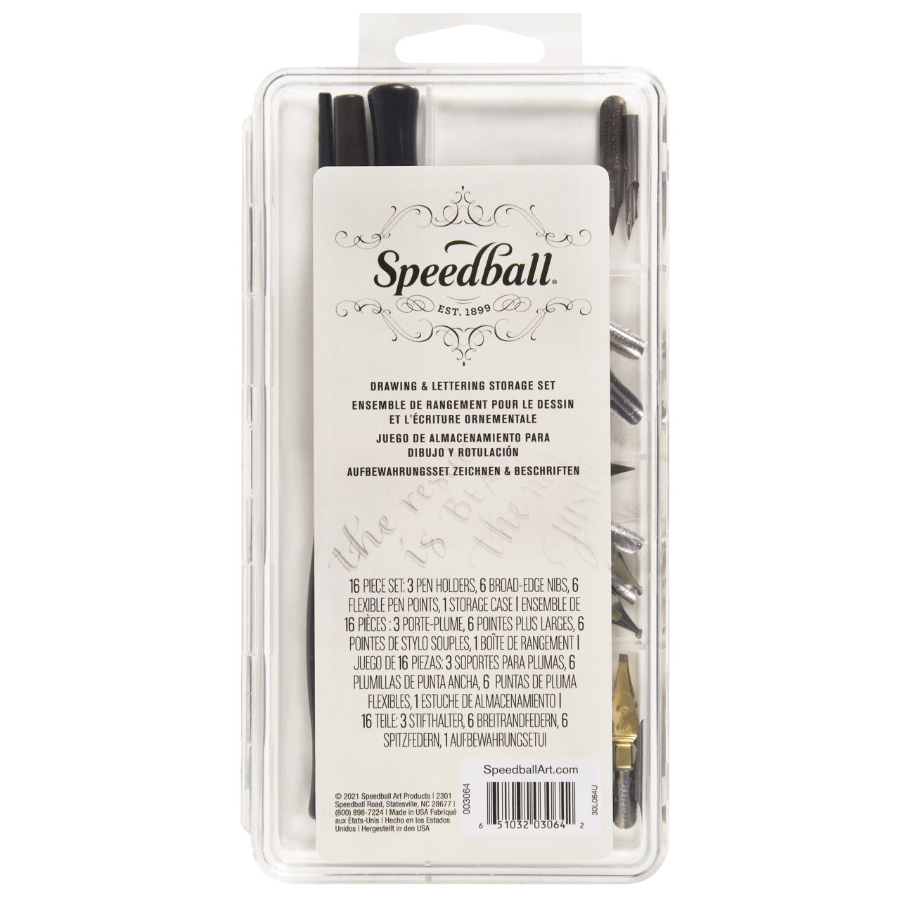 Conjunto Para Caligrafia Drawing e Lettering Speedball 3064